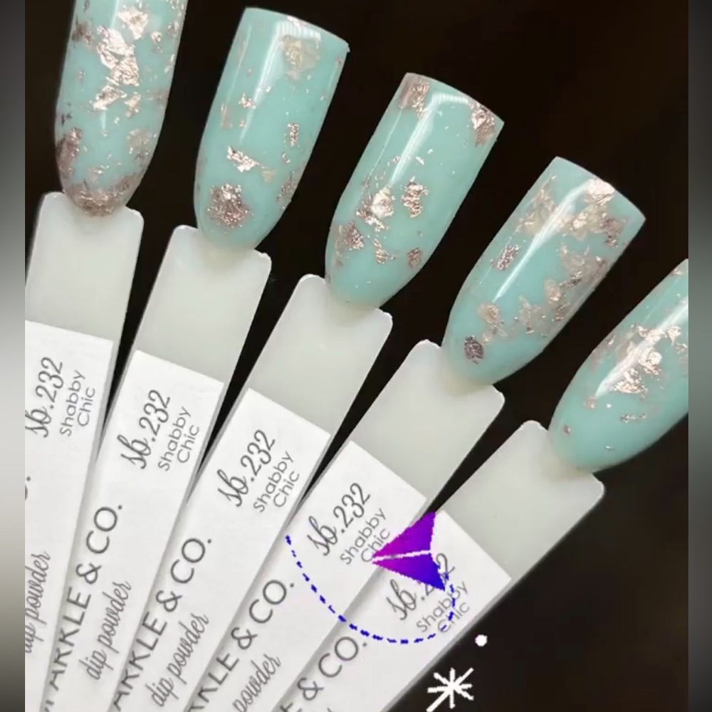 Sparkle & Co Nail Dip Powder Polish in shade Shabby Chic